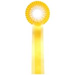 Kokarda třířadá žlutá – Hledejceny.cz