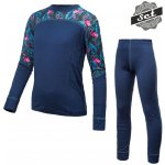 Sensor Merino Impress Set dětský funkční set tmavě modrá – Zboží Mobilmania