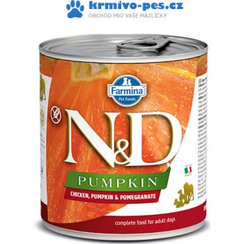 N&D Dog Pumpkin Adult Chicken & Pomegranate 285 g