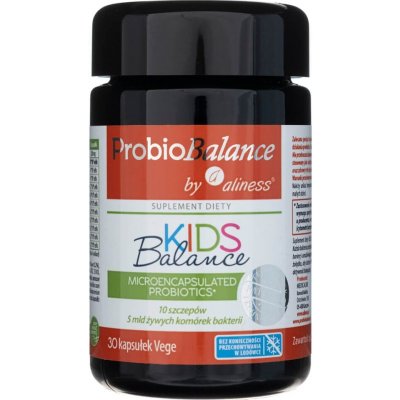 Aliness ProbioBalance Kids Probiotika a prebiotika 30 veg. kapslí – Hledejceny.cz