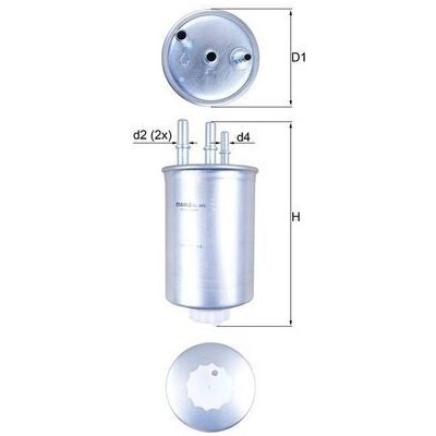 Palivový filtr KNECHT KL 505 (KL505)