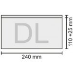 NONAME Obálka DL transportní 240 x 110 + 25 mm, bal / 100 ks – Zboží Živě