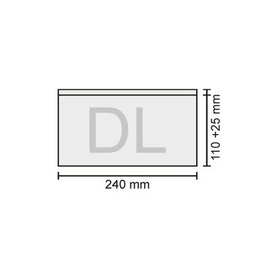 NONAME Obálka DL transportní 240 x 110 + 25 mm, bal / 100 ks – Zboží Živě