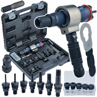 Black Nýtovací adapter pro nýtovací matice a nýty, 3v1 na vrtačku nebo šroubovák, sada 13 kusů – Zboží Dáma