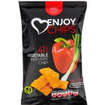 Enjoy Chips Smažené chipsy červená paprika jarní cibulka 40 g
