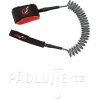 Vodácké doplňky Coasto leash COASTO Coiled 10' 8mm black/red BLACK/RED