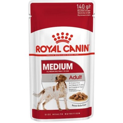 ROYAL CANIN MEDIUM Adult mokré pro středně velké psy 10 x 140 g