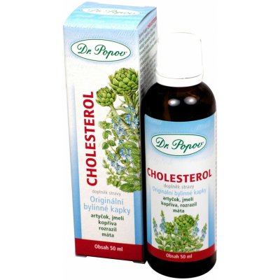 Dr. Popov Cholesterol bylinné kapky 50 ml – Hledejceny.cz
