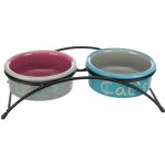 Trixie keramická sada misek Eat on Feet - 2 x 300 ml / 12 cm – Sleviste.cz