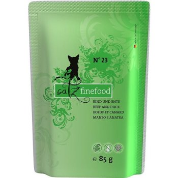 Petnature Catz Finefood 23 hovězí & kachna maso 85 g