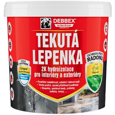 DEBBEX Tekutá lepenka 2K hydroizolace 21 kg – Zboží Mobilmania