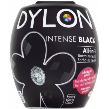 Dylon All-in-1 Intense black barva na textil 350 g