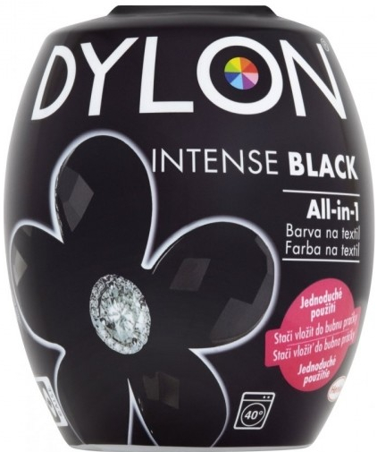 Dylon All-in-1 Intense black barva na textil 350 g od 50 Kč - Heureka.cz