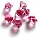 Hrací kameny krystaly tmavě růžové – Zboží Živě