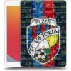 Pouzdro na tablet Picasee silikonový obal pro Apple iPad 10.2 2020 8. gen FC Viktoria Plzeň A průhledný