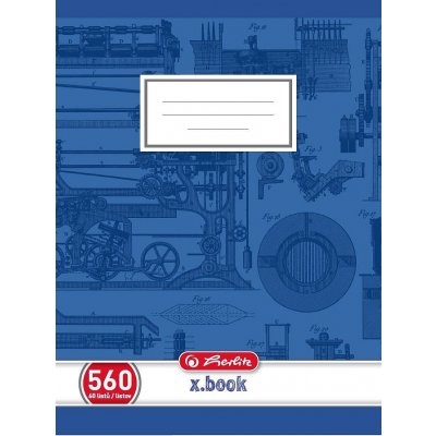 Herlitz Sešit školní Premium 560 A5 čistý – Zboží Mobilmania
