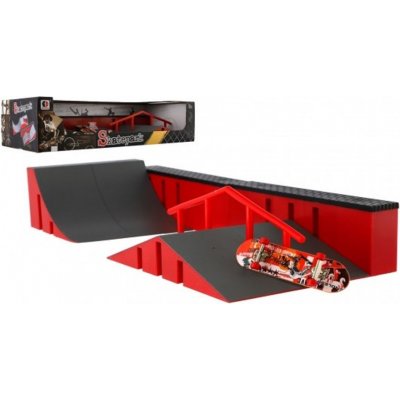 Teddies Skatepark skateboard prstový šroubovací plast 9cm v krabici 44x10x18cm – Zboží Mobilmania