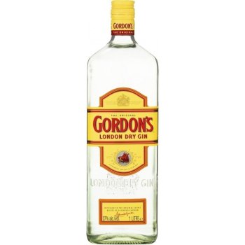 Gordon´s London Dry Gin 37,5% 1 l (holá láhev)