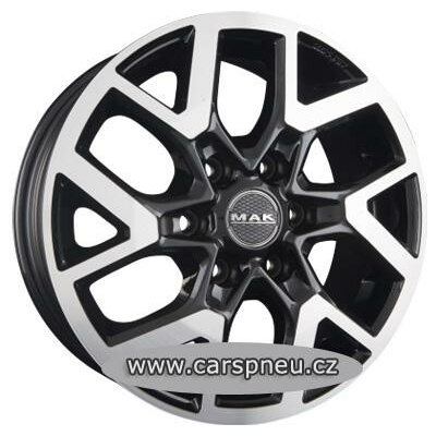 MAK Gravel 6,5x16 6x130 ET54 black polished – Sleviste.cz