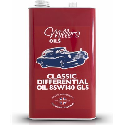 Millers Oils Classic Pistoneeze Differential Oil EP 85W-140 5 l – Zboží Mobilmania