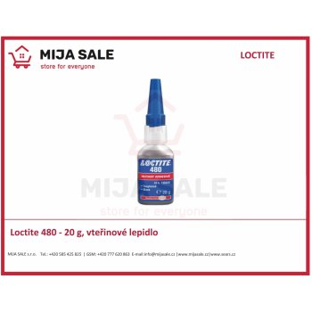 LOCTITE 480 vteřinové lepidlo pružné 20g