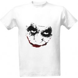 Tričko s potiskem pánské tričko Joker pánské Bílá bílé