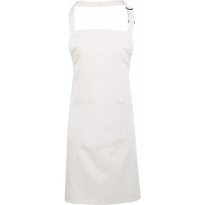 Premier Workwear Keprová pracovní zástěra s kapsou z kolekce Colours Collection Bílá – Zboží Mobilmania