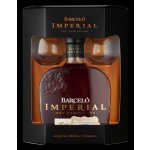 Ron Barceló Imperial 38% 0,7 l (dárkové balení 2 sklenice) – Hledejceny.cz