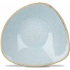 mísa a miska Churchill 1795 Stonecast Duck Egg Blue 18,5 cm miska ve tvaru trojúhelníku