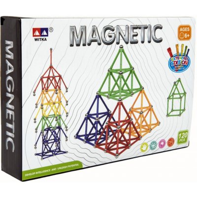 Teddies Magnetická stavebnice 120 ks – Zbozi.Blesk.cz