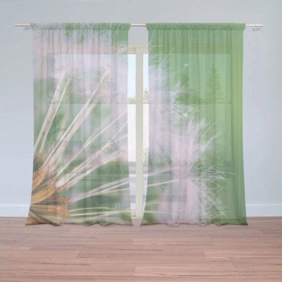 Záclony Odkvetlé pampelišky 3: 2 ks - 150x250 cm - Sablio – Hledejceny.cz
