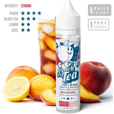 Adams vape Peach Ice Tea Shake & Vape 10 ml – Zbozi.Blesk.cz