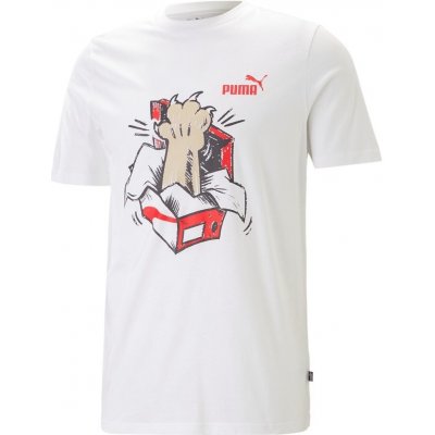 Puma pánské triko GRAPHICS SNEAKER TEE 674478-02 white