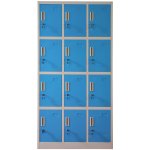 ZLKL Skříňka boxová dvanáctidveřová 1850 mm x 900 mm x 400 mm – Zboží Dáma