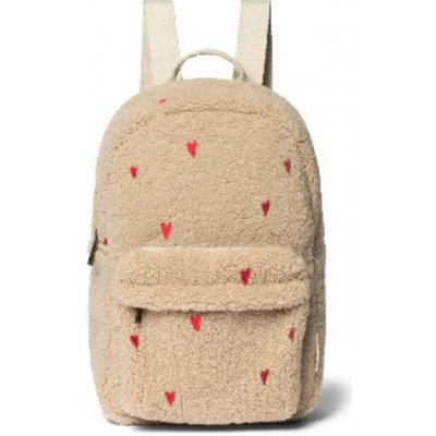 Studio Noos Midi Teddy Ecru Hearts – Zboží Dáma