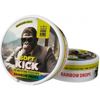 Aroma King Soft Kick rainbow drops 10 mg/g 25 sáčků