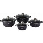 Zilner Sada hrnců titanových ZL 7209 mramor GOLD indukce 8 ks – Zboží Dáma