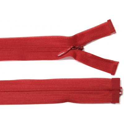WICO Spirálový zip no.3 skrytý rozepínací 55cm - více barev Barva: červená – Hledejceny.cz
