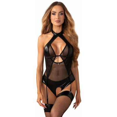 Obsessive Erotické body Dominna, body s otevřeným rozkrokem – Zboží Dáma