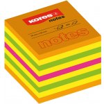 Kores Neonové bločky CUBO Summer 400 lístků 50x50mm, mix barev (48460) – Zboží Dáma