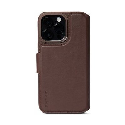 Pouzdro Decoded Leather Detachable Wallet Apple iPhone 14 Pro Max hnědé – Sleviste.cz