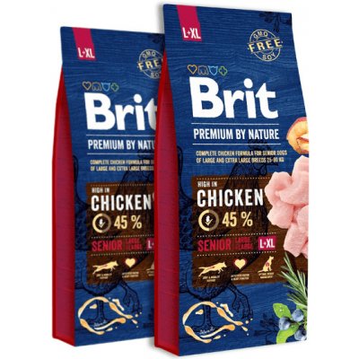 Brit Premium by Nature Senior Large a Extra Large 2 x 15 kg