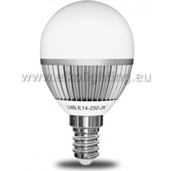 Elko EP 6195 LED žárovka LMB-E14-250-3K LED Ball Teplá bílá klasické 25W žárovky