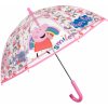 Deštník Perletti 75107 Peppa pig deštník dětský holový průhledný