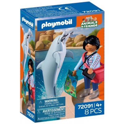 PLAYMOBIL 72091 Zoo: Delfín a návštěvnice – Sleviste.cz
