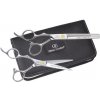 Kadeřnické nůžky Olivia Garden SilkCut Pro Sada kadeřnických nůžek 5" a efilačních nůžek 6,35" pro leváky SI-PRO5.00/6.35L