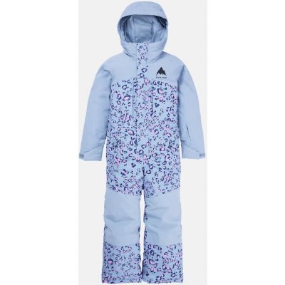Burton Kids 2L One Piece Snowsuit dusty blue / cheetah – Zboží Dáma