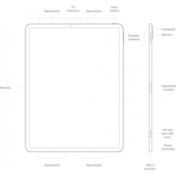 Apple iPad Pro 12,9 (2020) Wi-Fi + Cellular 1TB Silver MXFA2FD/A