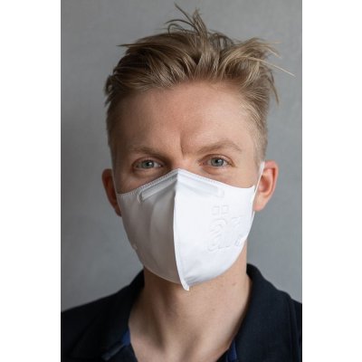 är Style Designový bílý nanovlákenný respirátor FFP2 L 2 ks – Zboží Dáma