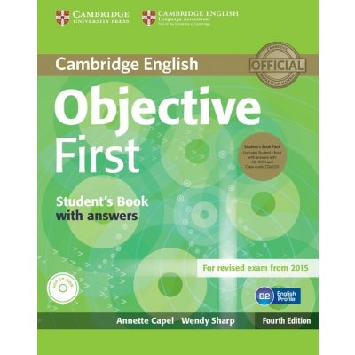 Objective First 4th Edition Student´s Book Pack Student´s Book with Answers, CD-ROM a Class Audio CDs 2 – Hledejceny.cz